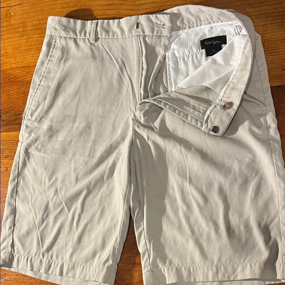 Walter Hagen Light Tan Flat Front Shorts